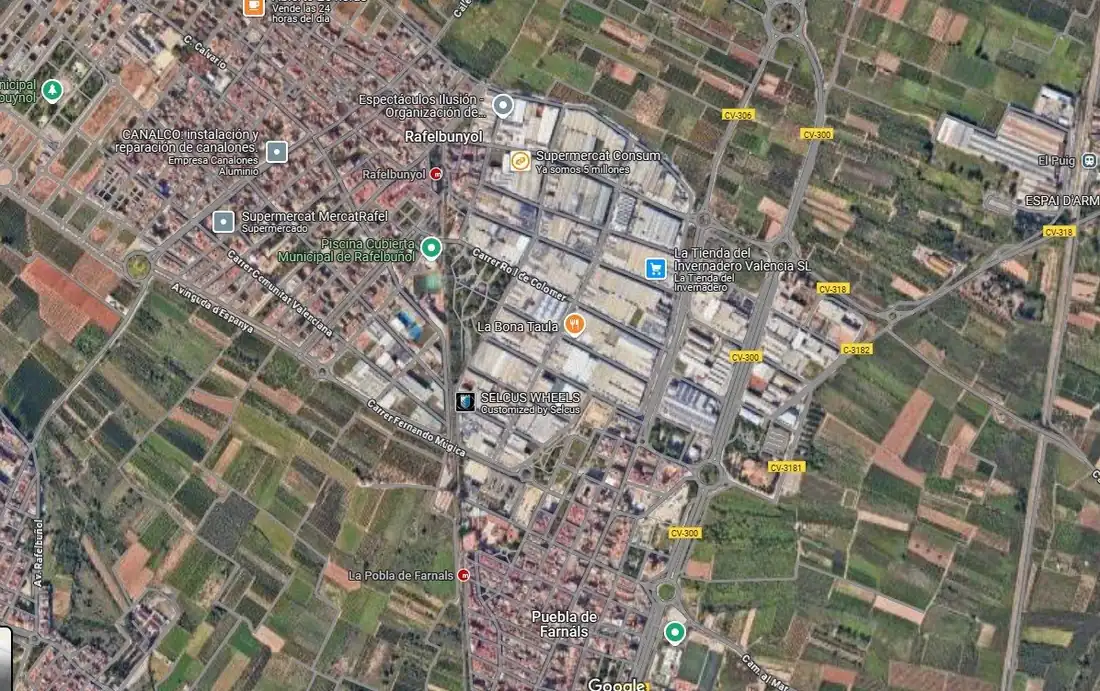 Naves Industriales en Rafelbuñol, Valencia